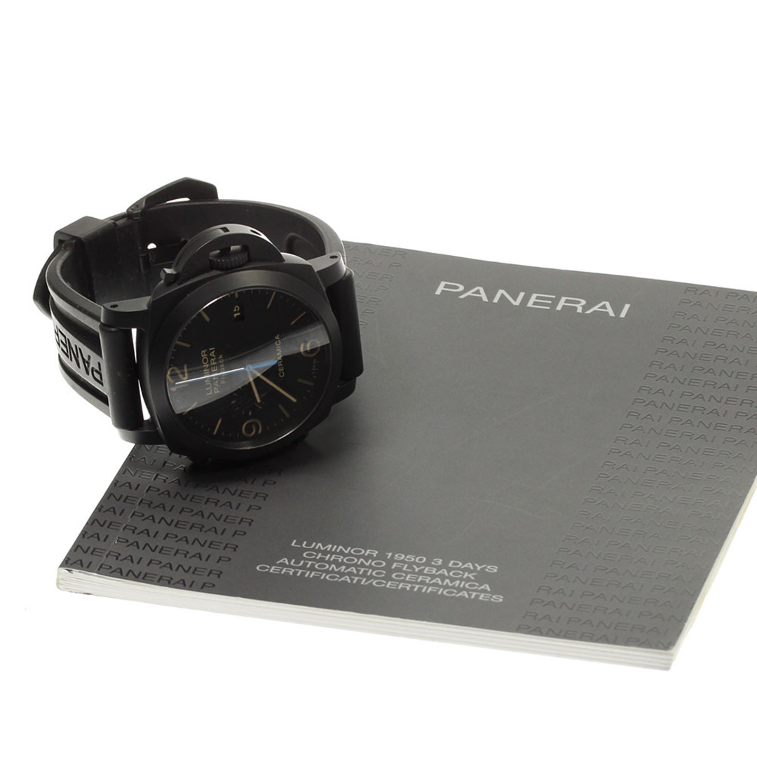 PANERAI(パネライ)のパネライ PANERAI PAM00580 ルミノール 1950 クロノ フライバック デイト 自動巻き メンズ 保証書付き_808707 メンズの時計(腕時計(アナログ))の商品写真