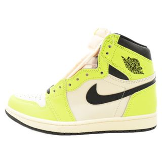 ナイキ(NIKE)のNIKE ナイキ AIR JORDAN 1 RETRO HIGH OG VOLT エアジョーダン1レトロ ボルト ハイカットスニーカー イエロー US8 555088-702(スニーカー)