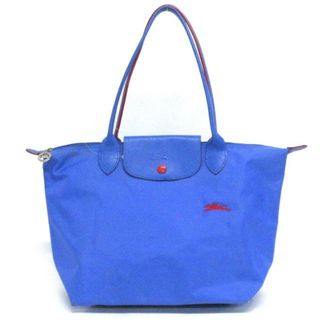 ロンシャン(LONGCHAMP)のLONGCHAMP(ロンシャン) ショルダーバッグ ル・プリアージュクラブ ブルー×レッド 折りたたみ ナイロン×レザー(ショルダーバッグ)