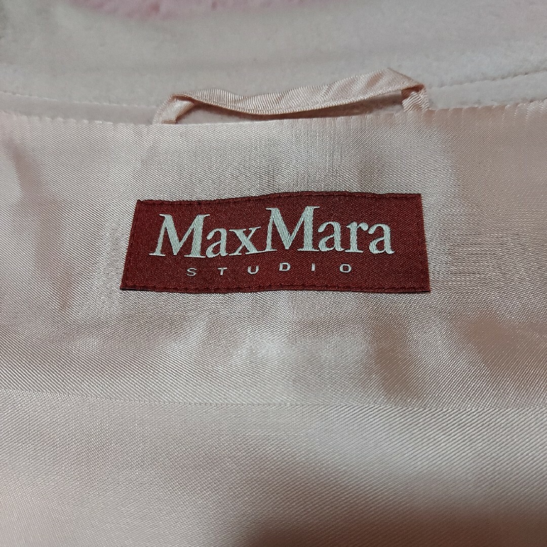 Max Mara(マックスマーラ)のマックスマーラ ロングコート ベビーピンク レディースのジャケット/アウター(ロングコート)の商品写真