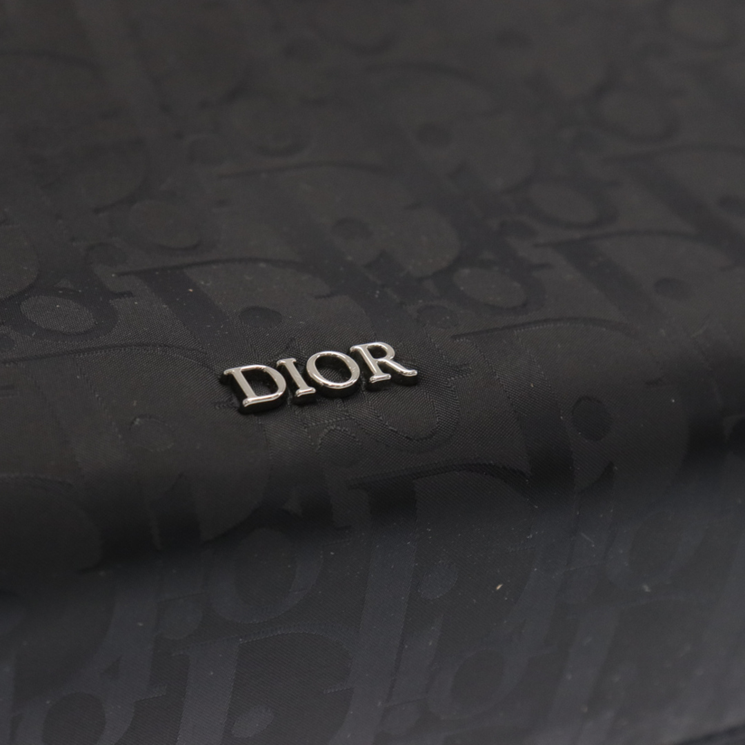 Dior(ディオール)のDIOR ディオール DIOR LINGOT 2ADCA418SWC ランゴ オブリーク ミラージュ トラベル ポーチ バッグ ナイロントイレタリー ケースブラック メンズのバッグ(その他)の商品写真