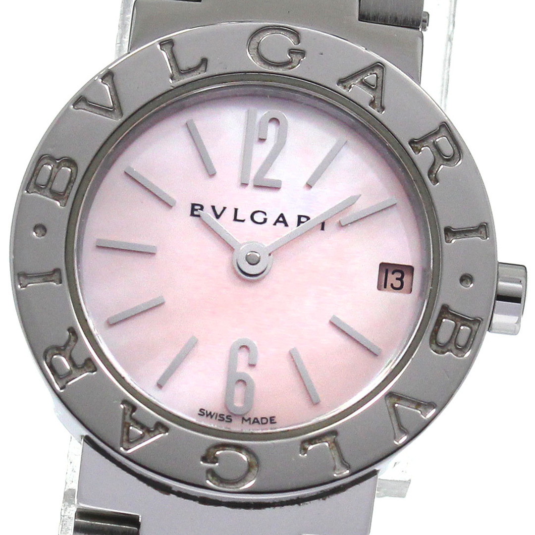 BVLGARI(ブルガリ)のブルガリ BVLGARI BB23SS ブルガリブルガリ デイト クォーツ レディース 箱・保証書付き_806058 レディースのファッション小物(腕時計)の商品写真