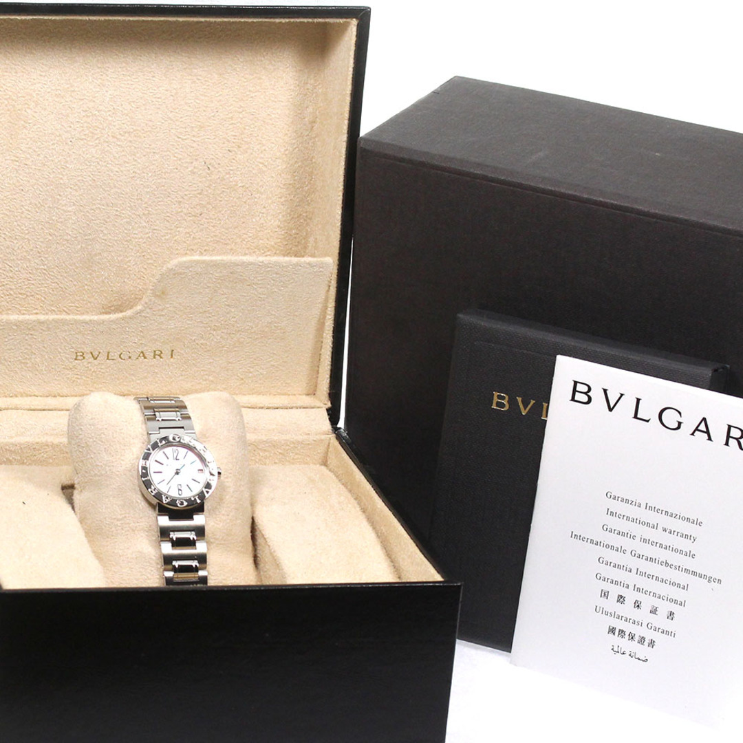 BVLGARI(ブルガリ)のブルガリ BVLGARI BB23SS ブルガリブルガリ デイト クォーツ レディース 箱・保証書付き_806058 レディースのファッション小物(腕時計)の商品写真