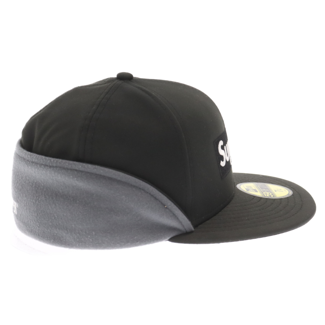 Supreme(シュプリーム)のSUPREME シュプリーム 20AW×New Era WINDSTOPPER Earflap Box Logo CAP ニューエラ ウィンドストッパー ボックス ロゴ ベースボールキャップ ブラック メンズの帽子(キャップ)の商品写真