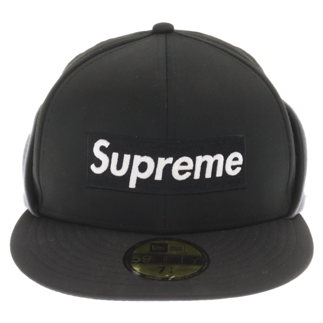 Supreme(シュプリーム)のSUPREME シュプリーム 20AW×New Era WINDSTOPPER Earflap Box Logo CAP ニューエラ ウィンドストッパー ボックス ロゴ ベースボールキャップ ブラック メンズの帽子(キャップ)の商品写真