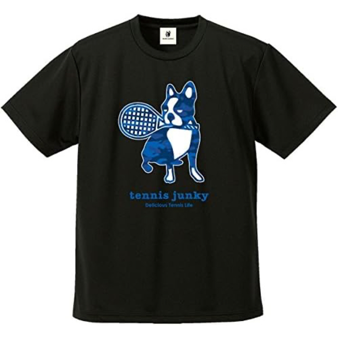 soccer junky(サッカージャンキー)のクラウディオパンディアーニ 半袖Tシャツ ブラック TJ18012 メンズL新品 スポーツ/アウトドアのテニス(ウェア)の商品写真