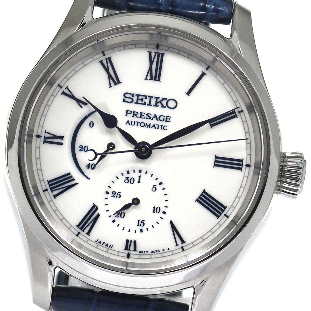 SEIKO(セイコー)のセイコー SEIKO 6R27-00S0/SARW053 プレザージュ 水月 有田焼 2020年限定エディション 自動巻き メンズ 美品 箱・保証書付き_808311 メンズの時計(腕時計(アナログ))の商品写真