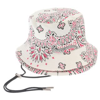 sacai - Sacai サカイ 22SS BANDANA DOUBLE BRIM HAT ペイズリー柄 バケットハット 22-0339S ホワイト