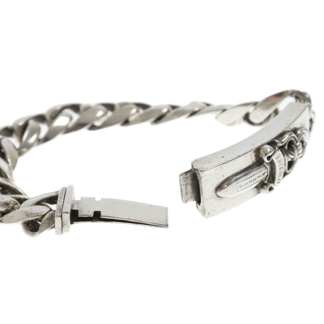 Chrome Hearts(クロムハーツ)のCHROME HEARTS クロムハーツ ID DAGGER ダガーIDクラシックリンク シルバーブレスレット 13LINK メンズのアクセサリー(ブレスレット)の商品写真