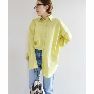 IENA - 【新品】定価16,500円　IENA　ウオッシュコットンシャツ　イエロー