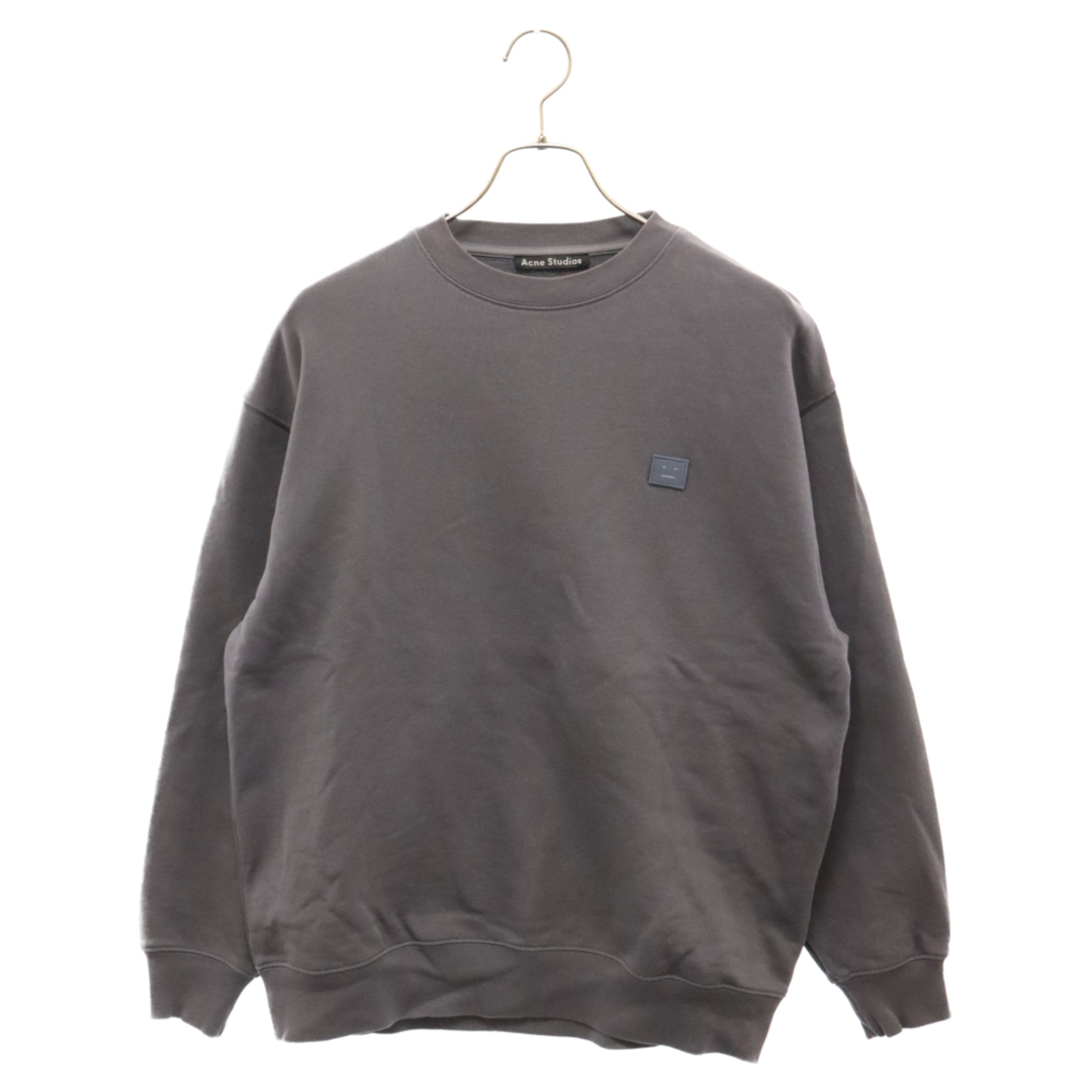 Acne Studios(アクネストゥディオズ)のAcne Studios アクネ ストゥディオズ FACE SWEAT フェイスパッチ クルーネック スウェット グレー FA-UX-SWEA000010 トレーナー メンズのトップス(スウェット)の商品写真