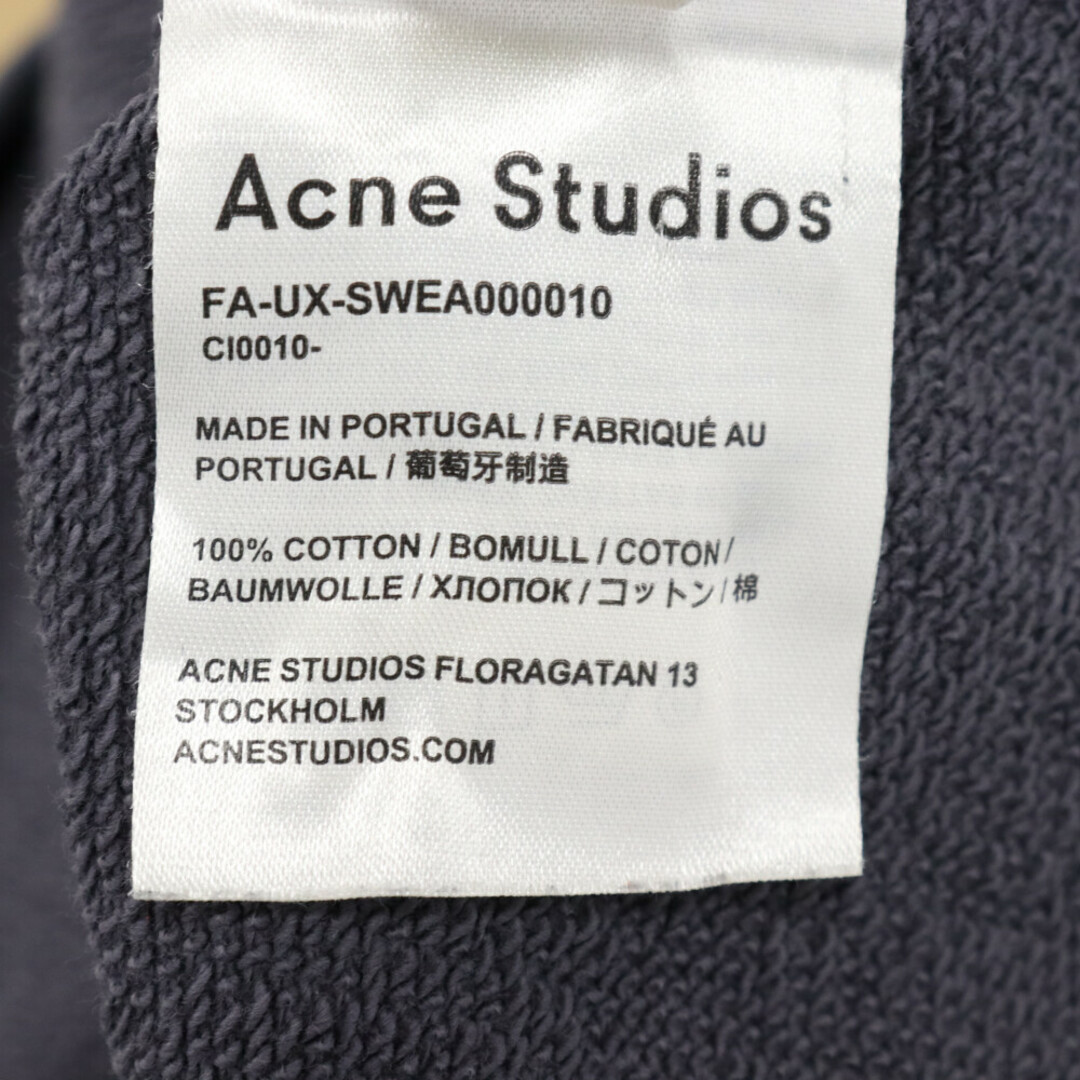 Acne Studios(アクネストゥディオズ)のAcne Studios アクネ ストゥディオズ FACE SWEAT フェイスパッチ クルーネック スウェット グレー FA-UX-SWEA000010 トレーナー メンズのトップス(スウェット)の商品写真