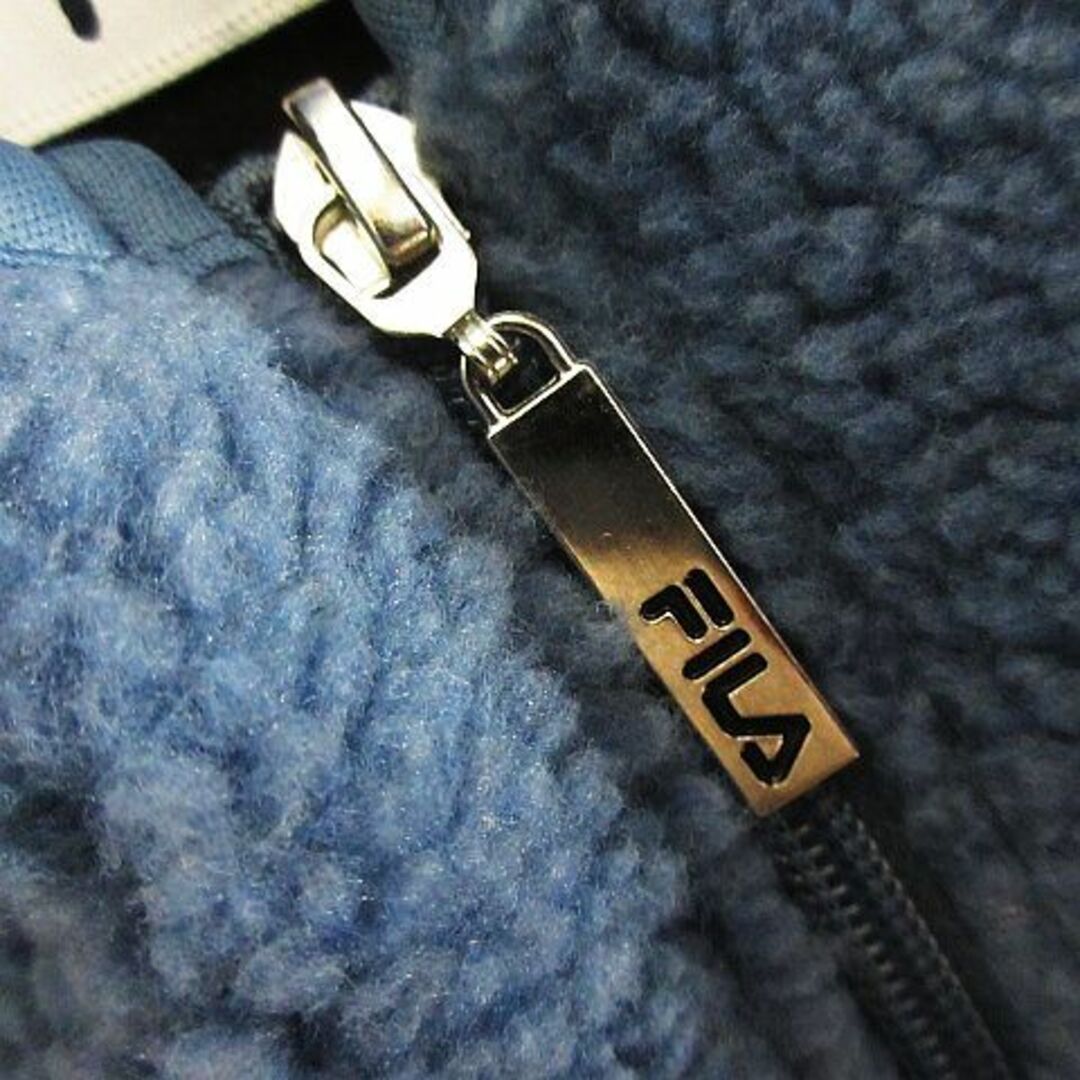 FILA(フィラ)のフィラ FILA ジャケット パーカー 長袖 ボア ロゴ LL ブルー ※EKM レディースのトップス(パーカー)の商品写真