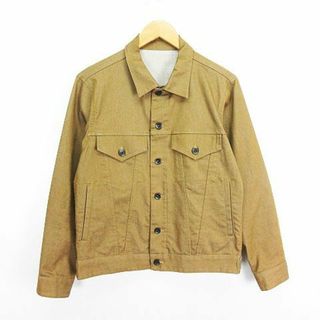 THE SHOP TK - ザショップティーケー ジージャン カラーデニム 長袖 ストレッチ M オーカー