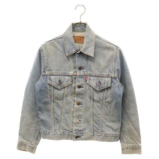 リーバイス(Levi's)のLevi's リーバイス 90s VINTAGE デニムジャケット ボタン裏715 赤タブ 紙パッチ アジャスター USA製 70505-0217 インディゴ(Gジャン/デニムジャケット)