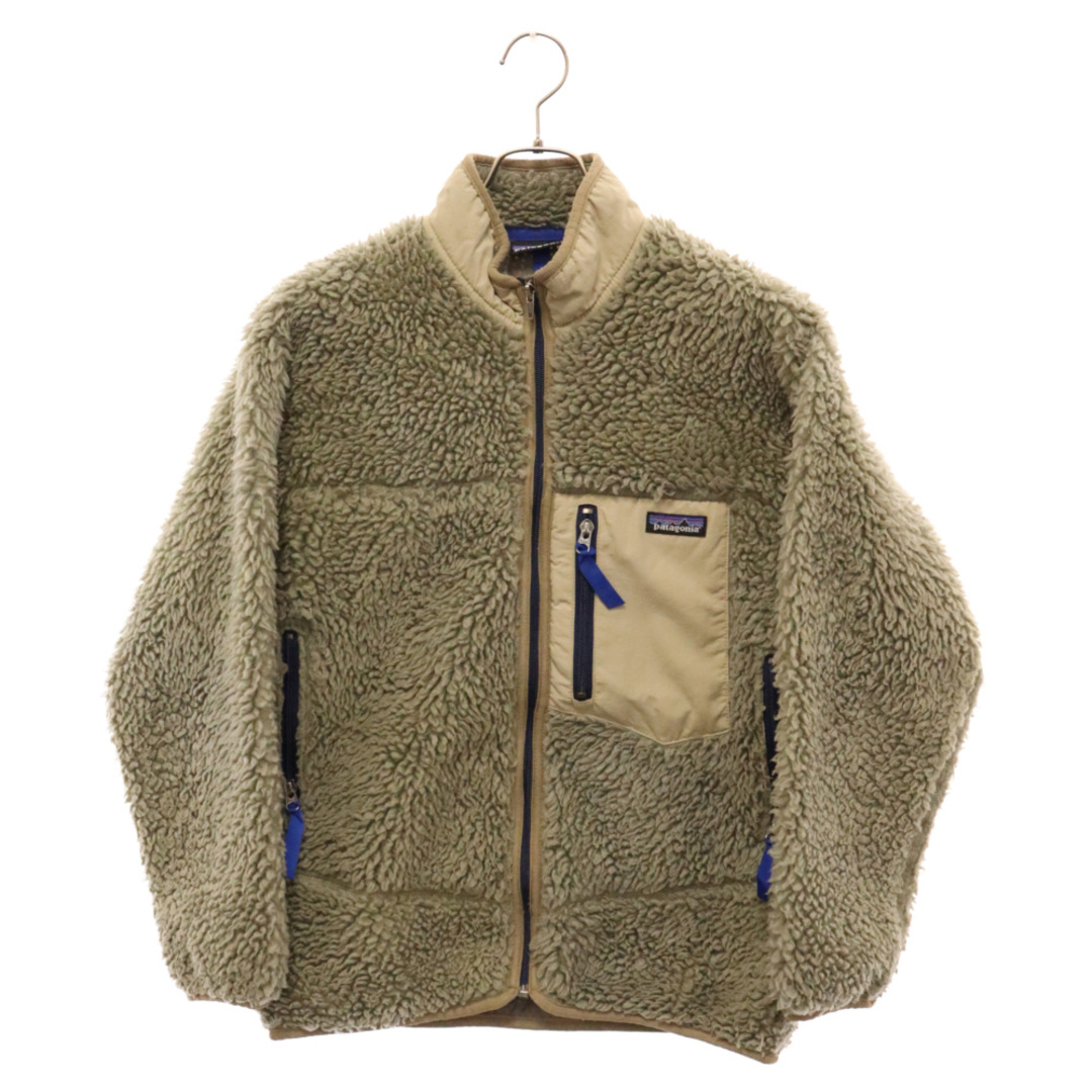 patagonia(パタゴニア)のPATAGONIA パタゴニア 02年製 RETRO-X レトロ フリースボアジャケット 65558 FA02 レディース キッズ カーキ メンズのジャケット/アウター(フライトジャケット)の商品写真