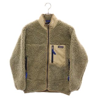 パタゴニア(patagonia)のPATAGONIA パタゴニア 02年製 RETRO-X レトロ フリースボアジャケット 65558 FA02 レディース キッズ カーキ(フライトジャケット)