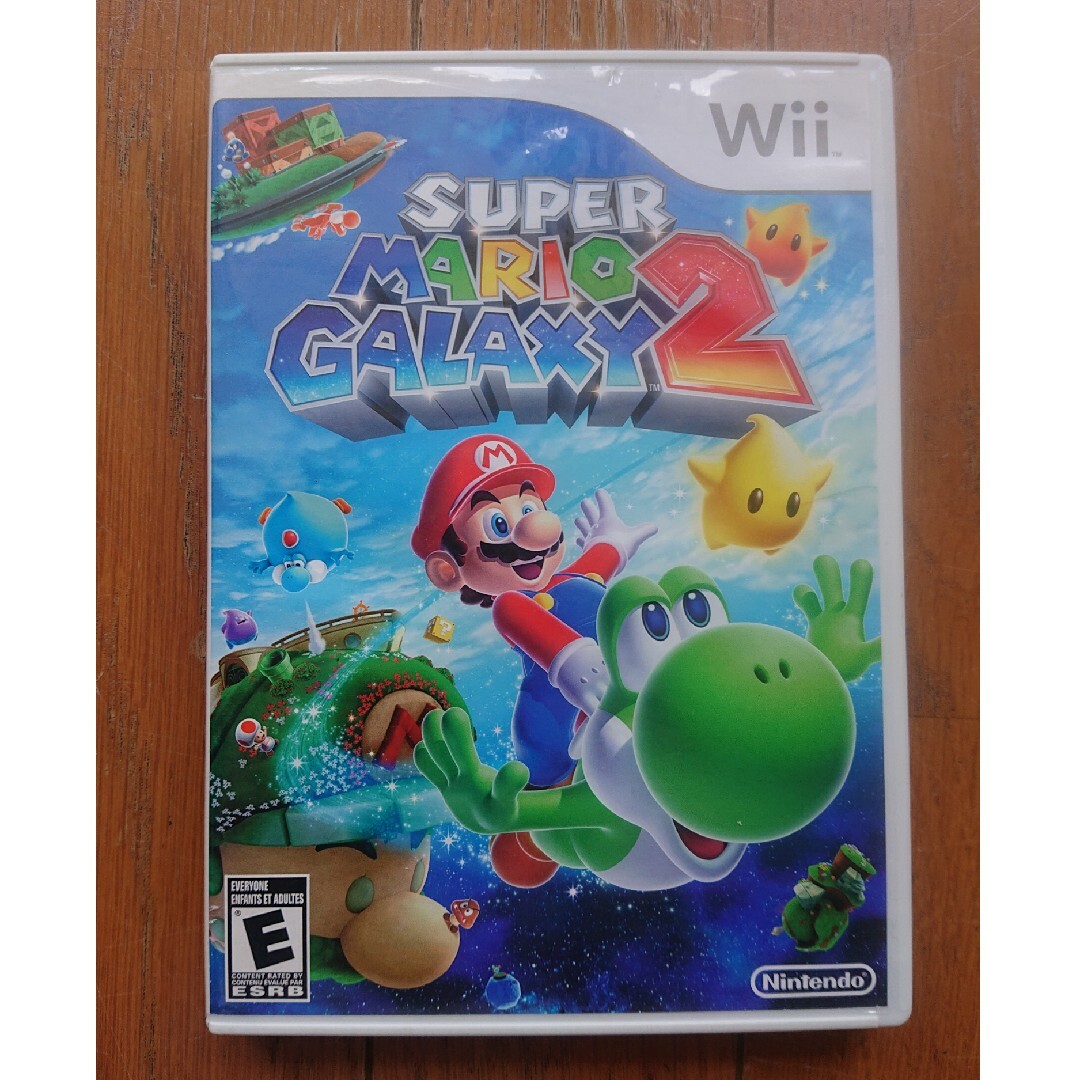 Wii(ウィー)のwii 北米版 スーパーマリオギャラクシー2 MARIO GALAXY2 エンタメ/ホビーのゲームソフト/ゲーム機本体(家庭用ゲームソフト)の商品写真