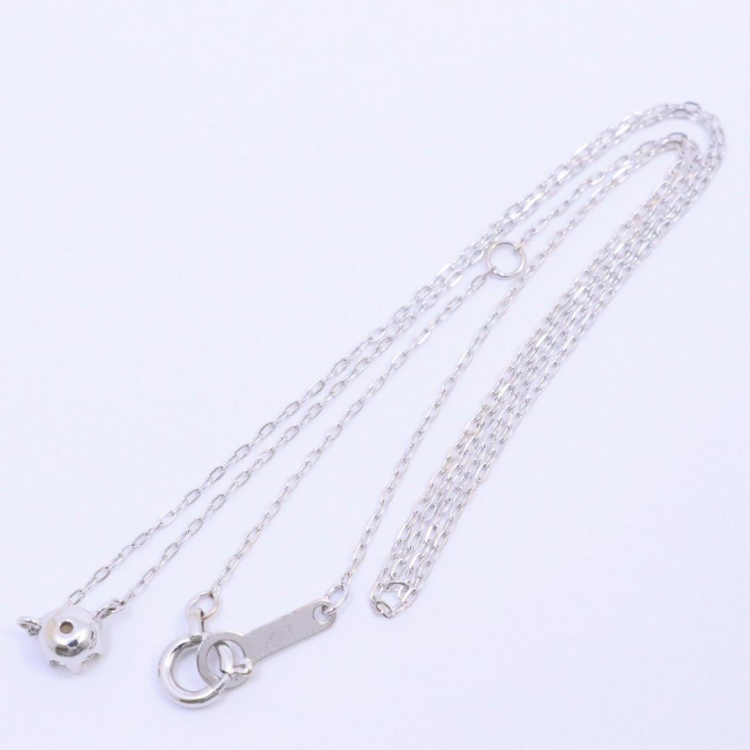 4℃(ヨンドシー)の4℃ ヨンドシー 一粒 ネックレス K18WG/ダイヤモンド0.158ct レディースのアクセサリー(ネックレス)の商品写真