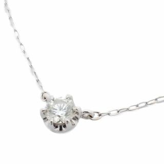 ヨンドシー(4℃)の4℃ ヨンドシー 一粒 ネックレス K18WG/ダイヤモンド0.158ct(ネックレス)