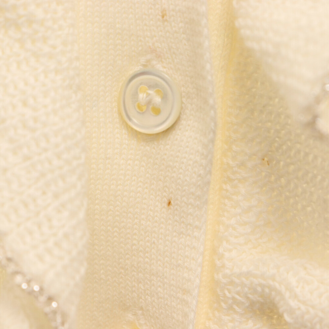 J.W.ANDERSON(ジェイダブリューアンダーソン)のJ.W.ANDERSON ジェー ダブリュー アンダーソン コットン フリル 半袖 ポロシャツ ホワイト レディース レディースのトップス(ポロシャツ)の商品写真