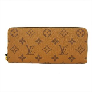 ルイヴィトン(LOUIS VUITTON)の【4gd3286】ルイヴィトン 長財布/モノグラム・リバース/ポルトフォイユクレマンス/M82336/ブラウン【中古】レディース(財布)