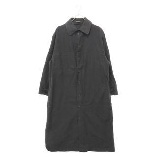 ヨウジヤマモト(Yohji Yamamoto)のYohji Yamamoto POUR HOMME ヨウジヤマモト プールオム 21SS C TWILL SHIRT COAT ツイル シャツ コート ブラック HD-C02-001(フライトジャケット)