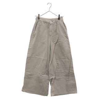 エムエムシックス(MM6)のMM6 Maison Margiela エムエムシックスメゾンマルジェラ 22AW TROUSERS クロップドワイドデニムパンツ グレー レディース S52LA0181 S30653(デニム/ジーンズ)