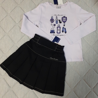 アナスイミニ(ANNA SUI mini)の【新品】　アナスイミニ　Tシャツ　スカパン(スカート)