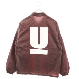 アンダーカバー(UNDERCOVER)のUNDERCOVER アンダーカバー U LOGO COACH JACKET Uロゴコーチジャケット ボルドー N9205(フライトジャケット)