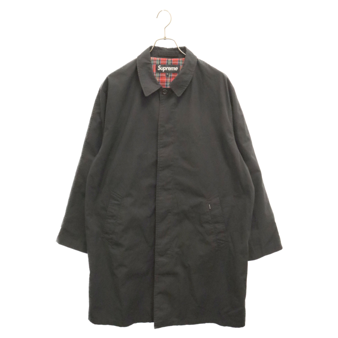 Supreme(シュプリーム)のSUPREME シュプリーム 22AW Pil Trench Coat バックプリント コットン トレンチコート ブラック メンズのジャケット/アウター(トレンチコート)の商品写真