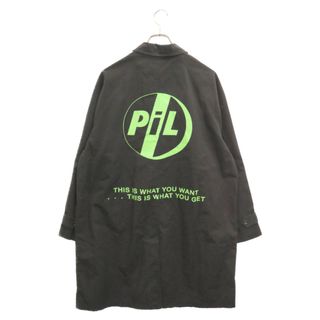 SUPREME シュプリーム 22AW Pil Trench Coat バックプリント コットン トレンチコート ブラック