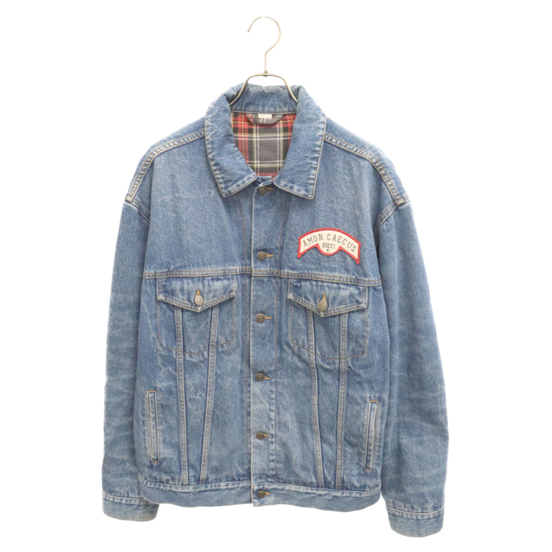 Gucci - GUCCI グッチ 19SS Oversize Denim Jacket With Patches Gucci - GUCCI グッチ 19SS Oversize Denim Jacket With Patches
