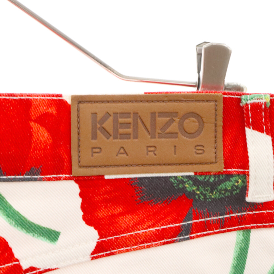 KENZO(ケンゾー)のKENZO ケンゾー 22SS POPPY by Nigo Five Pocket Shorts ファイブ ポケットショーツ ポピー ショートパンツ ホワイト/レッド メンズのパンツ(ショートパンツ)の商品写真
