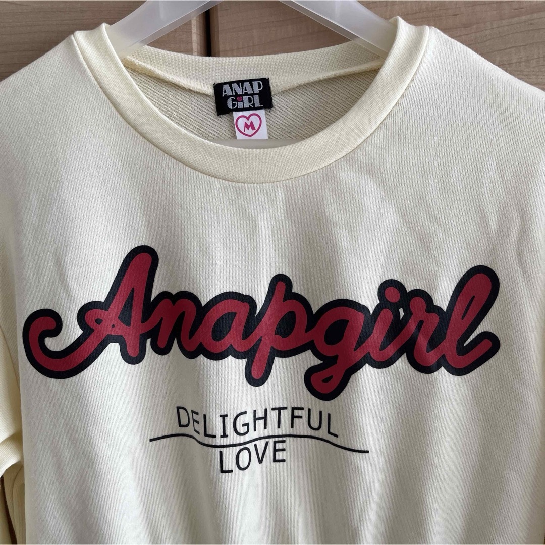 ANAP GiRL(アナップガール)のアナップガール ワンピースチュニック（美品） キッズ/ベビー/マタニティのキッズ服女の子用(90cm~)(ワンピース)の商品写真