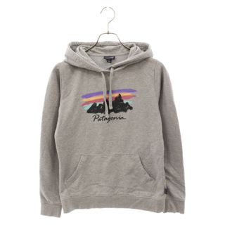 パタゴニア(patagonia)のPATAGONIA パタゴニア 19AW グラフィックプリント プルオーバーパーカー グレー 39589FA19(パーカー)