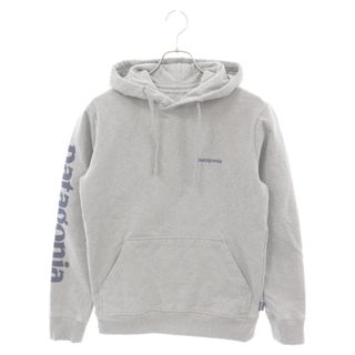 パタゴニア(patagonia)のPATAGONIA パタゴニア 19SS アームロゴプリント プルオーバーパーカー グレー STY39566SP19(パーカー)