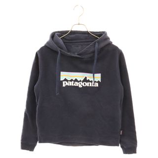 パタゴニア(patagonia)のPATAGONIA パタゴニア 20SS ロゴプリント プルオーバーパーカー ネイビー STY39557SP20(パーカー)