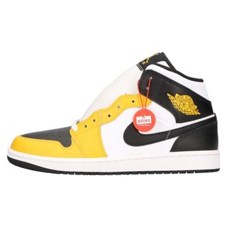 ナイキ(NIKE)のNIKE ナイキ Air Jordan 1 Mid Yellow Ochre エアジョーダン1 ミッド イエローオークル ミッドカットスニーカー イエロー/ブラック/ホワイト US10/28cm DQ8426-701(スニーカー)