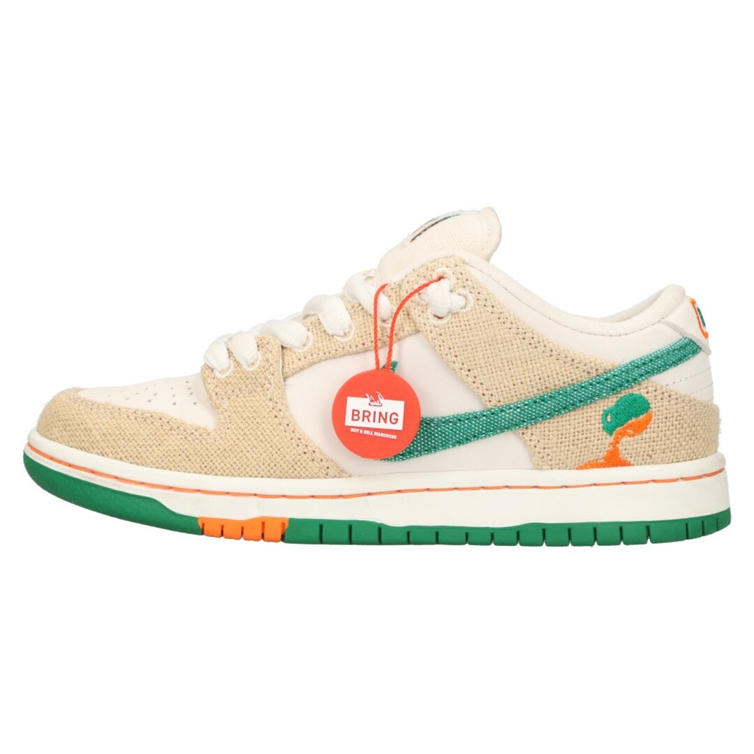 NIKE(ナイキ)のNIKE SB ナイキエスビー ×Jarritos DUNK LOW PRO QS Phantom and Malachite FD0860-001 ハリトス ダンクロー ローカットスニーカー シューズ ベージュ/グリーン US4/23.0cm レディースの靴/シューズ(スニーカー)の商品写真