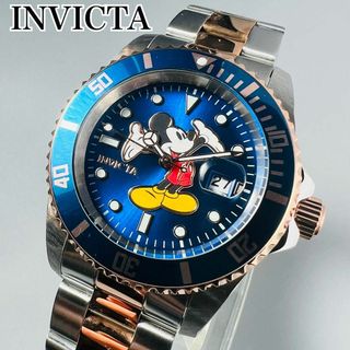 インビクタ(INVICTA)の限定品 インビクタ 腕時計 新品 ディズニー ミッキー メンズ ブルー シルバー(腕時計(アナログ))