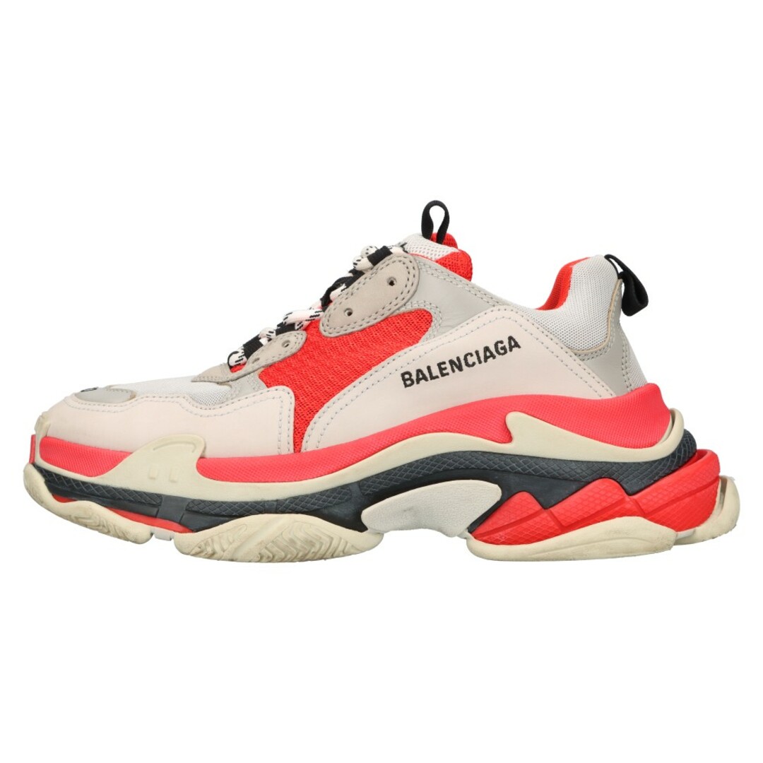 Balenciaga(バレンシアガ)のBALENCIAGA バレンシアガ TRIPLE S SNEAKER トリプルS ローカットスニーカー ダッドスニーカー グレー/レッド 40 536737 メンズの靴/シューズ(スニーカー)の商品写真