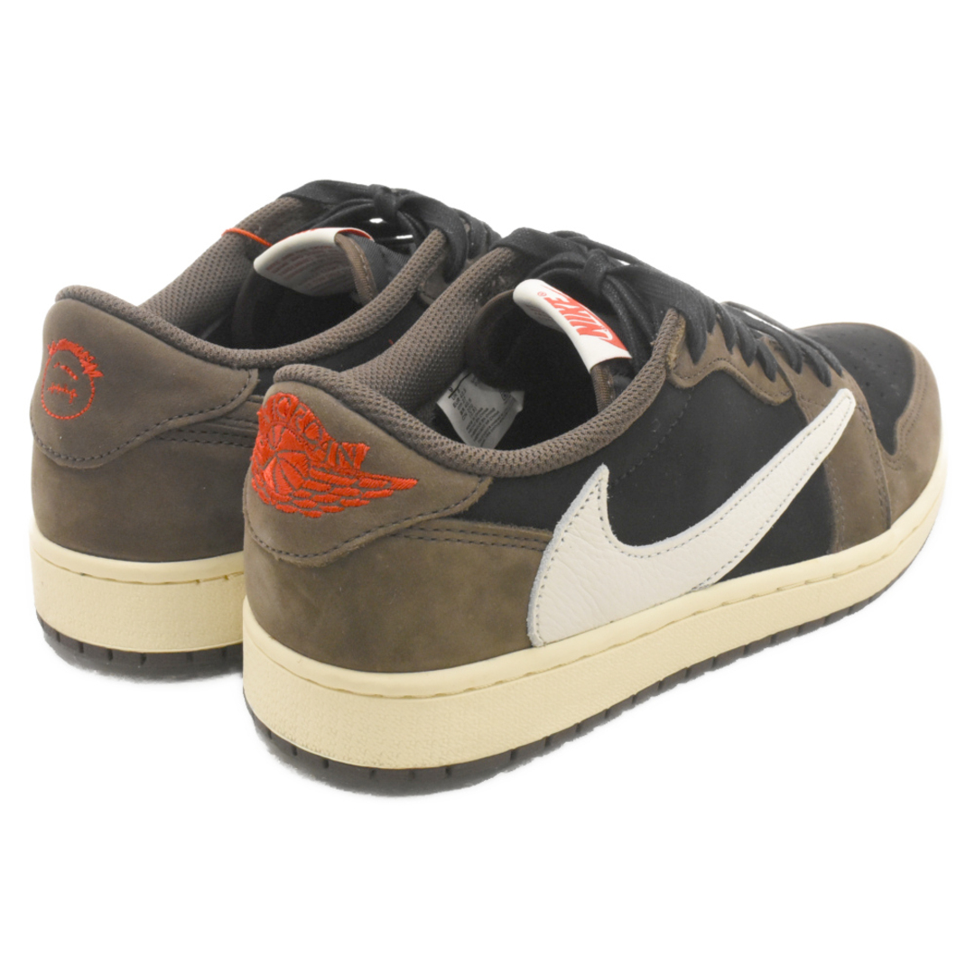 NIKE(ナイキ)のNIKE ナイキ ×TRAVIS SCOTT AIR JORDAN 1 LOW OG SP-T トラビス・スコット エアジョーダン1 ローカットスニーカー CQ4277-001 ブラウン US9/27cm メンズの靴/シューズ(スニーカー)の商品写真