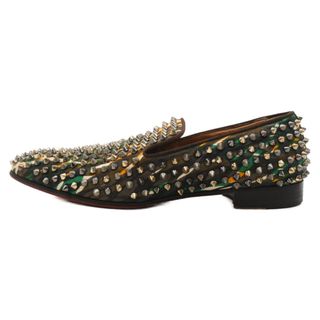 Christian Louboutin - CHRISTIAN LOUBOUTIN クリスチャンルブタン 17SS DANDELION SPIKES CANEVAS JUNGLE スタッズ スリッポン マルチカラー