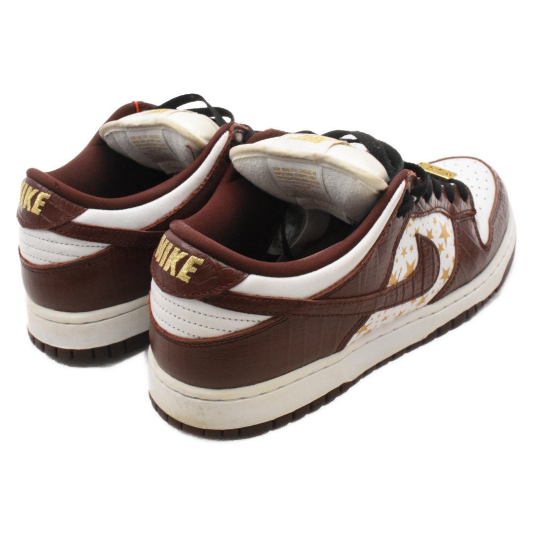 NIKE(ナイキ)のNIKE SB ナイキエスビー 21SS×SUPREME SB DUNK LOW OG DH3228-103 シュプリーム ダンク ローカットスニーカー US9/27cm ホワイト/ブラウン メンズの靴/シューズ(スニーカー)の商品写真