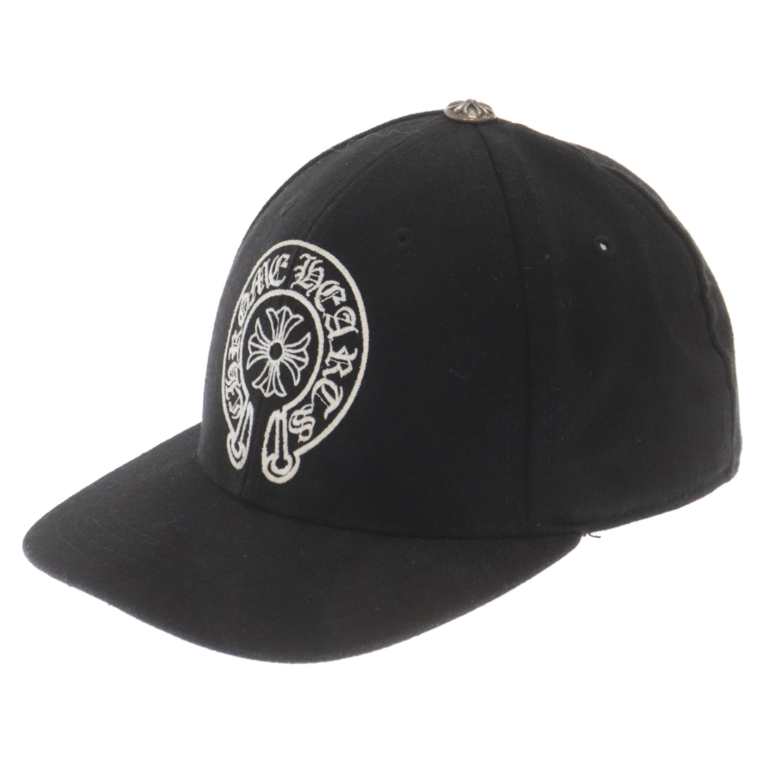 Chrome Hearts(クロムハーツ)のCHROME HEARTS クロムハーツ Horseshoe Baseball Cap ホースシューロゴ ベースボールキャップ ブラック メンズの帽子(キャップ)の商品写真