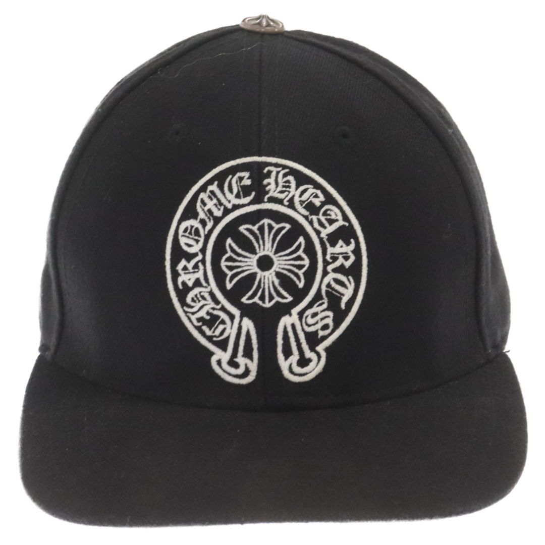 Chrome Hearts(クロムハーツ)のCHROME HEARTS クロムハーツ Horseshoe Baseball Cap ホースシューロゴ ベースボールキャップ ブラック メンズの帽子(キャップ)の商品写真