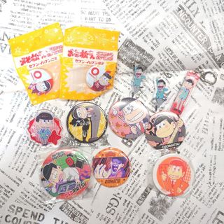 【新品未使用】柄選択可能！！ おそ松さん おそ松 グッズ 缶バッジ ストラップ(バッジ/ピンバッジ)