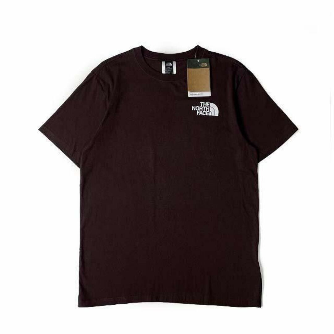 THE NORTH FACE(ザノースフェイス)のノースフェイス 半袖 Tシャツ US限定 ボックスロゴ(M)茶 180902 メンズのトップス(Tシャツ/カットソー(半袖/袖なし))の商品写真