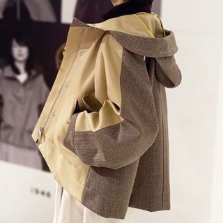 サンヨー(SANYO)の最終値下！美品★SANYO COAT バイカラー ショートコート36 サンヨー(その他)